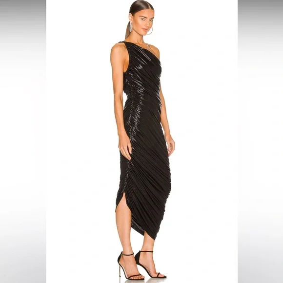 REVOLVE Norma Kamali Diana Gown in Black